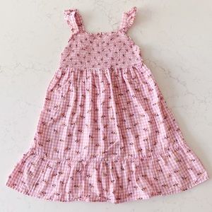 Girls Floral Gingham Sundress, Tucker + Tate Size 6
